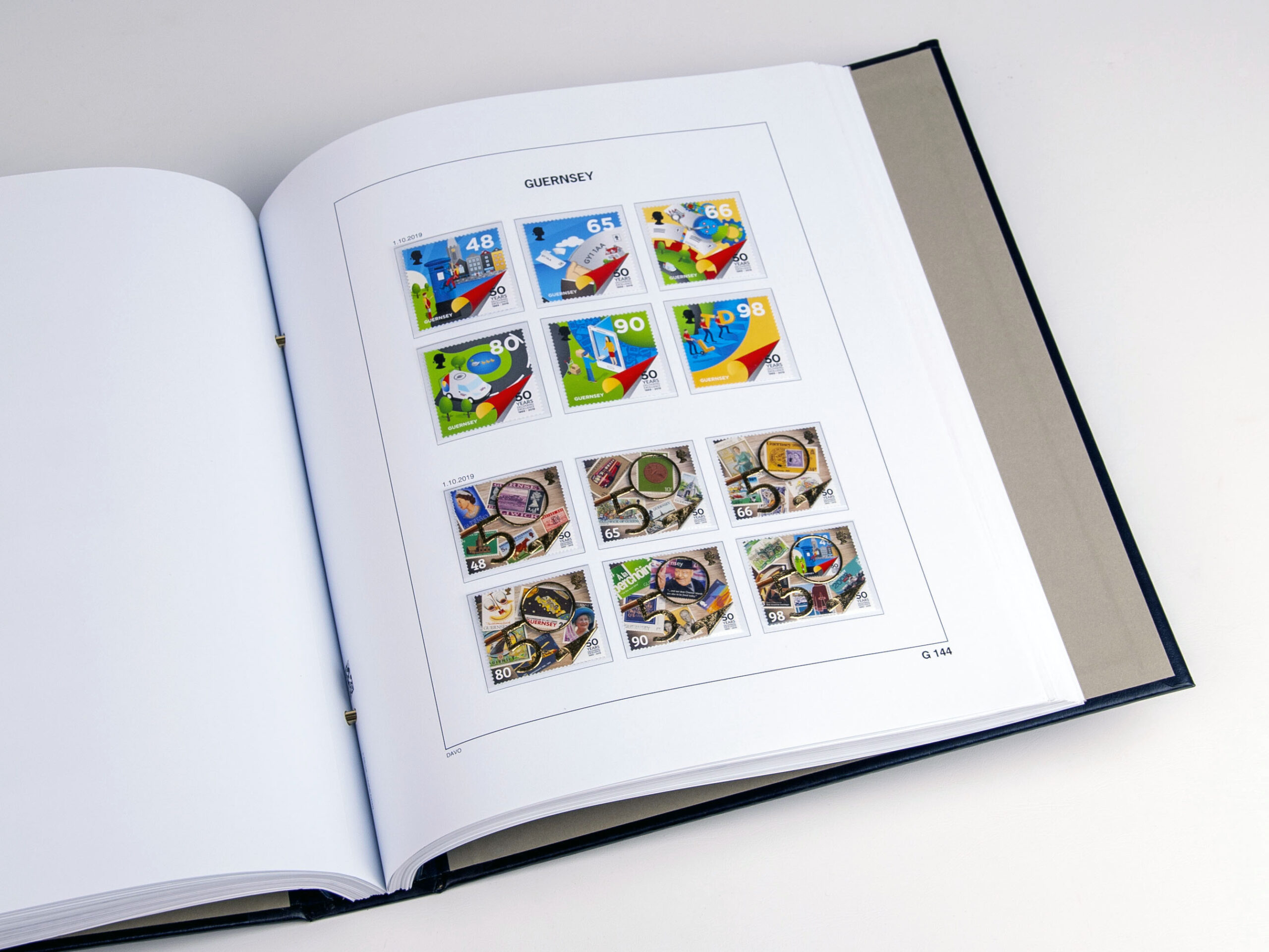 davo-luxe-guernesey-2019-feuillets-timbres-170g image 1