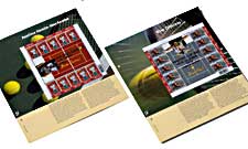 davo-luxe-suppl-ment-belgique-henin-clijsters-2003-feuillets-timbres image 1