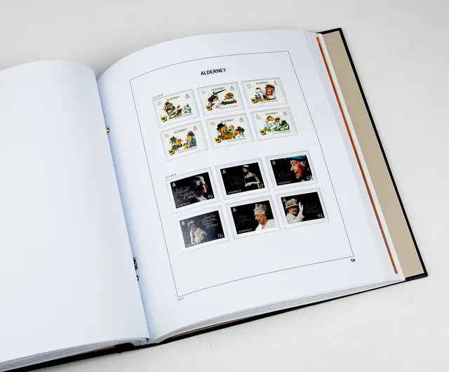 davo-luxe-alderney-2018-feuillets-album-timbres-170g image 1