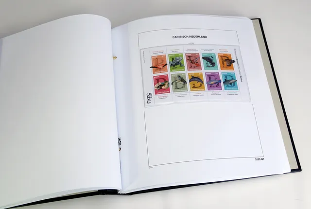 davo-luxe-caribisch-2022-feuilles-album-timbres-papier-170g image 1