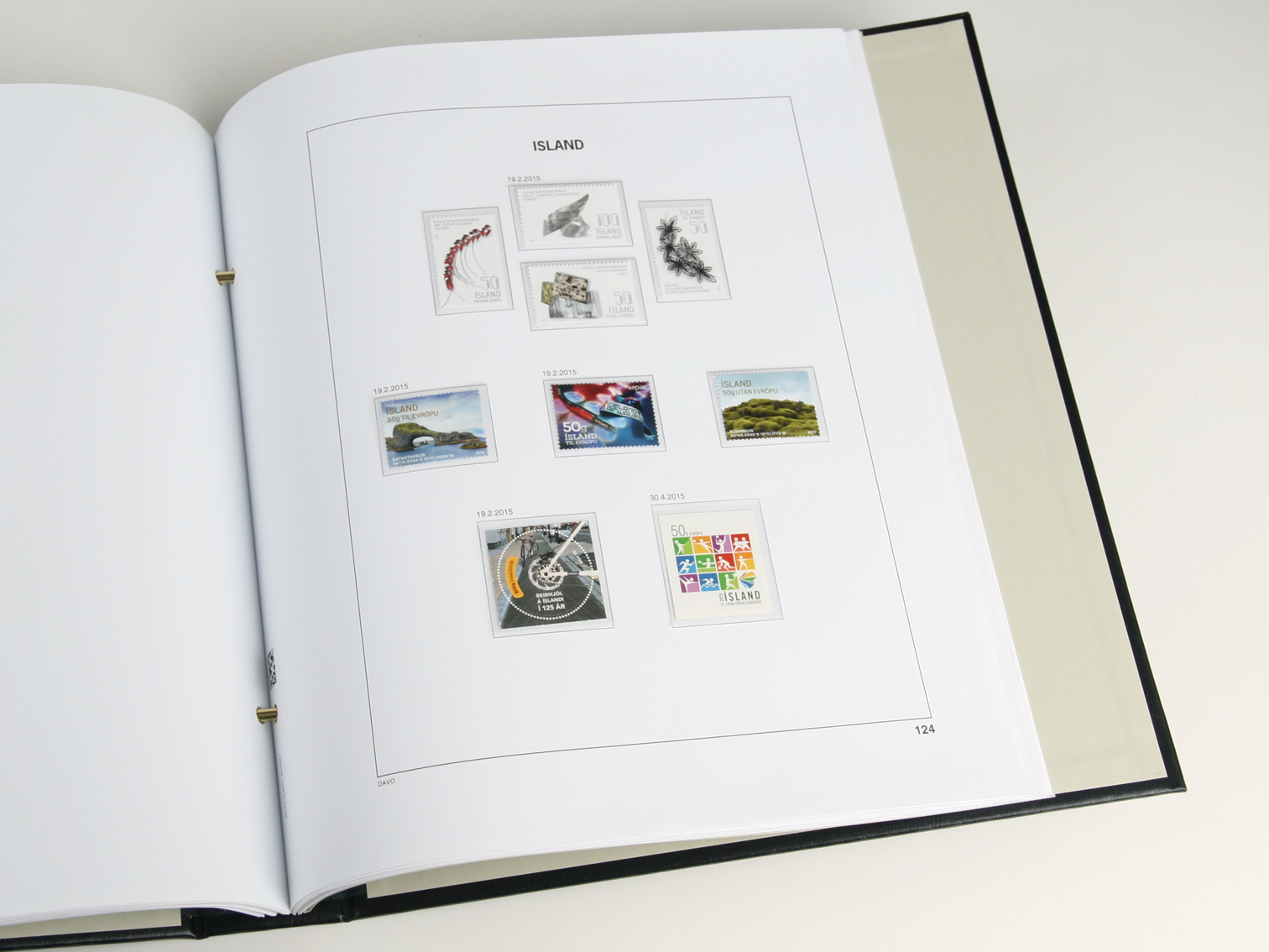 davo-luxe-islande-2015-pages-suppl-ment-album-timbres image 1