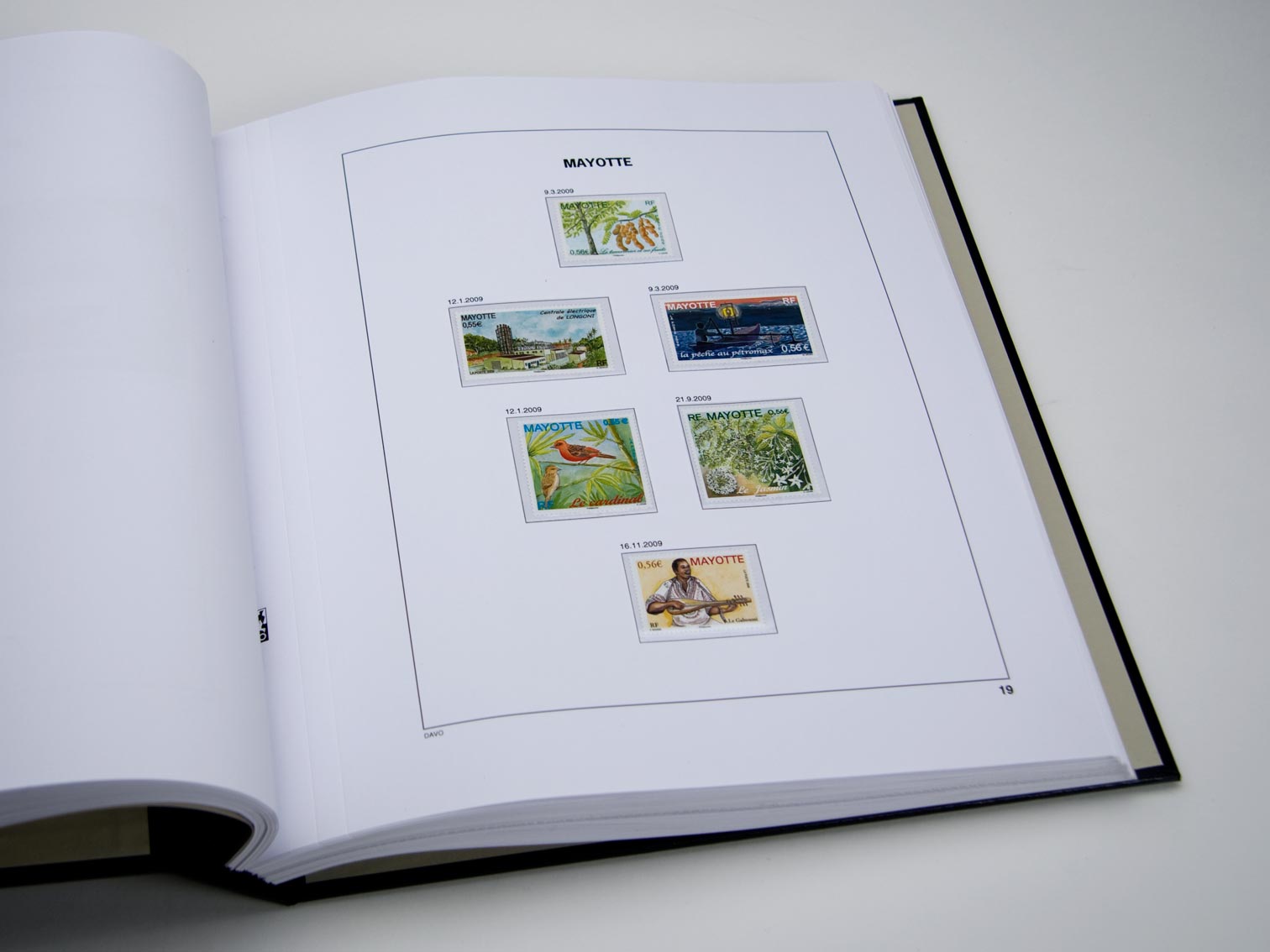 davo-luxe-mayotte-2009-feuilles-suppl-ment-timbres image 1