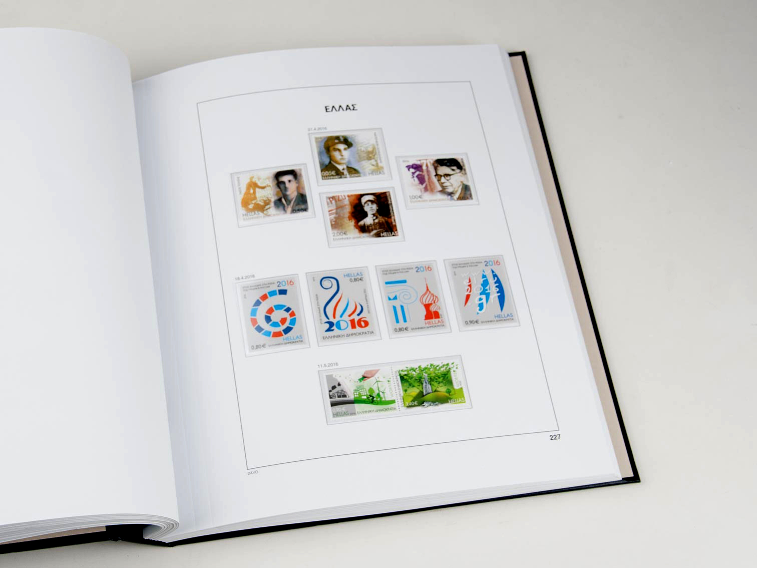 davo-luxe-gr-ce-2016-pages-album-timbres-170g image 1