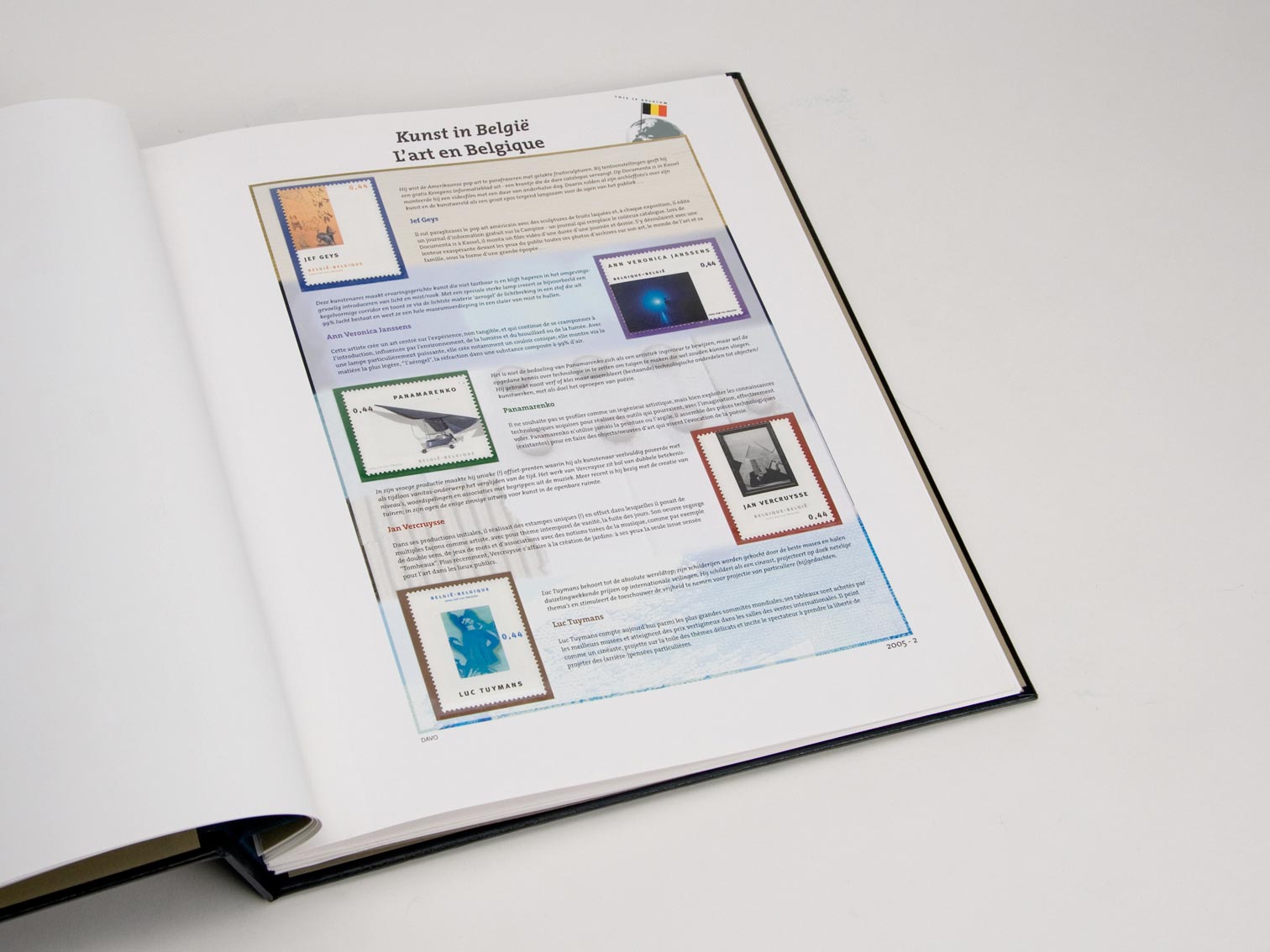 davo-luxe-this-is-belgium-2005-pages-album-timbres-couleur image 1