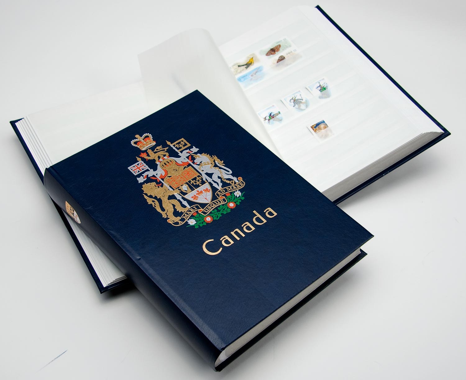 davo-g-canada-carnet-timbres-bleu-doubles image 1