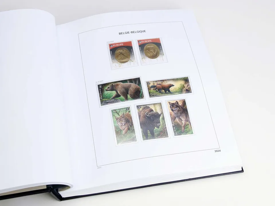 davo-luxe-belgique-blocs-2020-feuilles-album-timbres-170g image 1