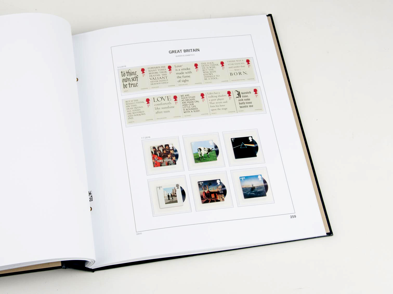 davo-luxe-grande-bretagne-2016-pages-suppl-ment-timbres image 1