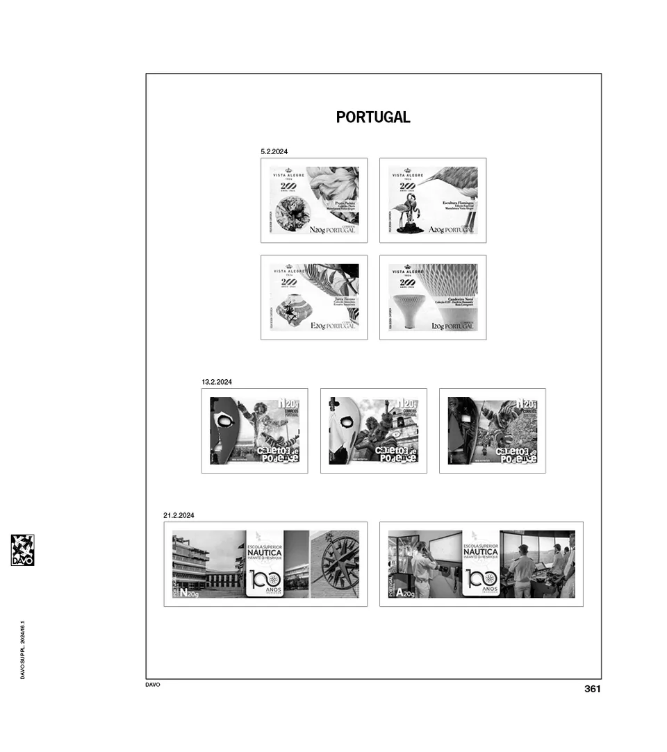 davo-luxe-portugal-2024-pages-suppl-ment-album-timbres-170-g image 1