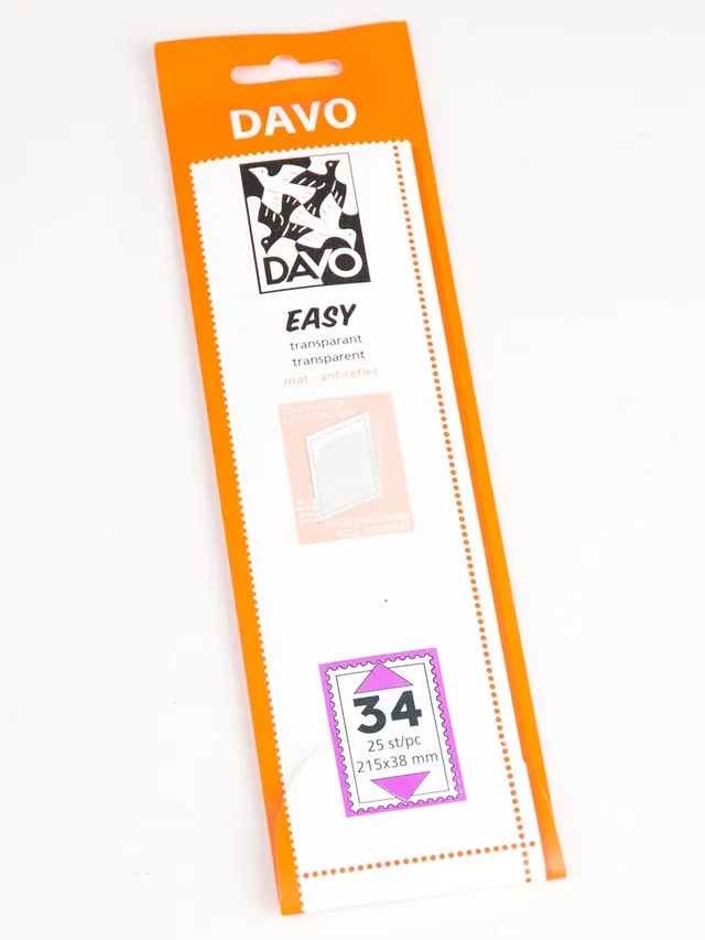 davo-easy-t34-bandes-de-montage-timbres-transparent-215x38-25-pcs image 1