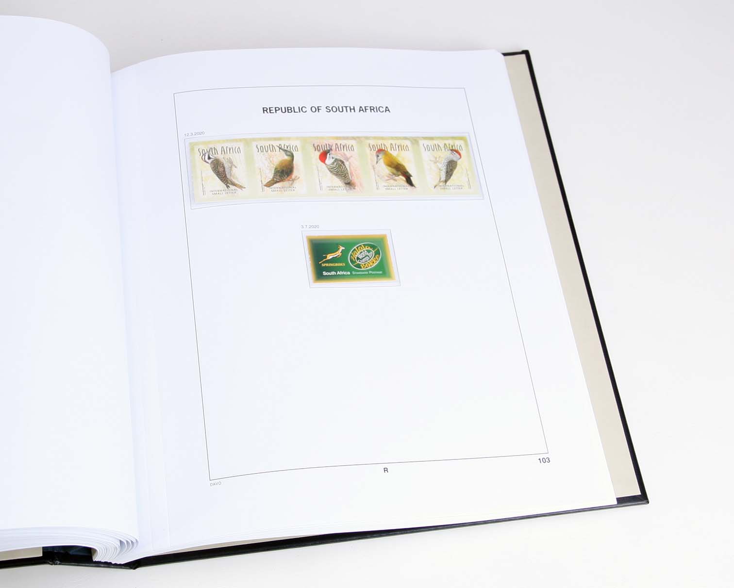 davo-luxe-afrique-du-sud-2020-pages-timbres-170-g image 1