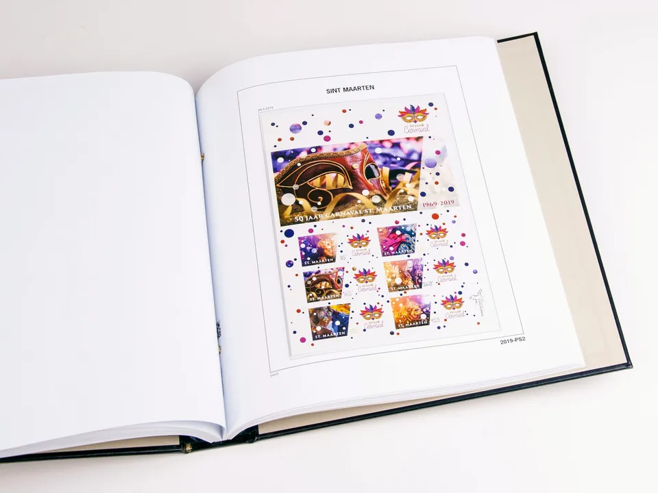 davo-luxe-saint-martin-2019-pages-album-timbres-170g image 1