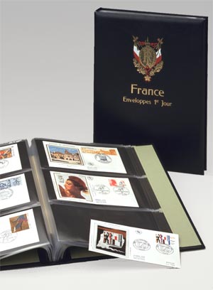 davo-luxe-album-fdc-france-72-enveloppes-premier-jour image 1