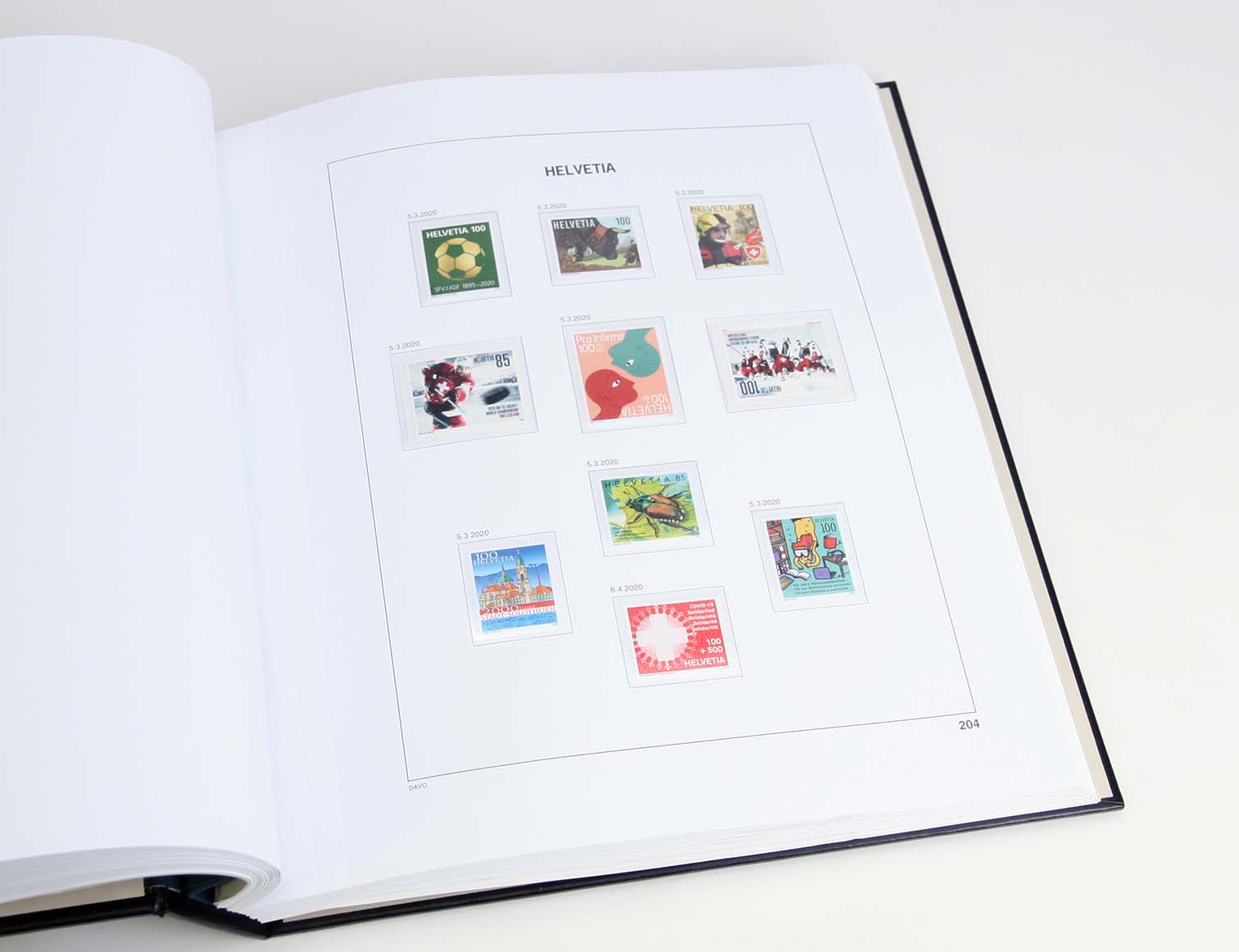 davo-luxe-suppl-ment-timbres-suisse-2020 image 1