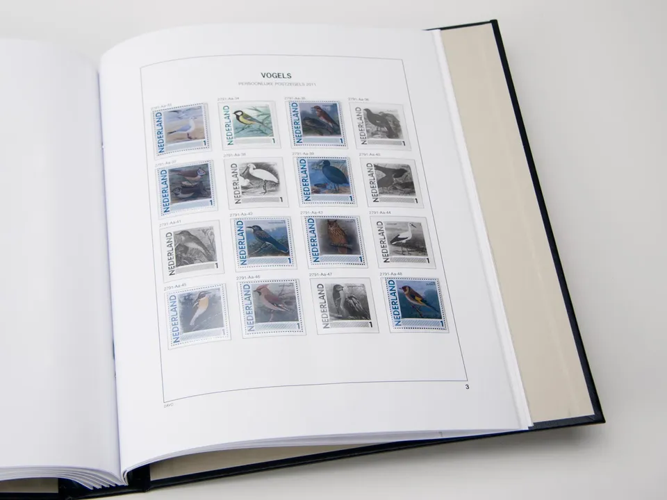 davo-pays-bas-oiseaux-2012-feuilles-timbres-persos-170g image 1