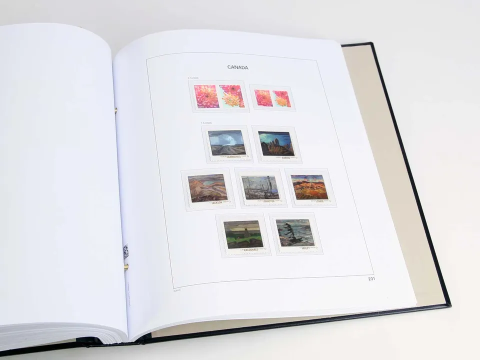 davo-luxe-suppl-ment-canada-2020-feuille-album-timbres-bandes image 1
