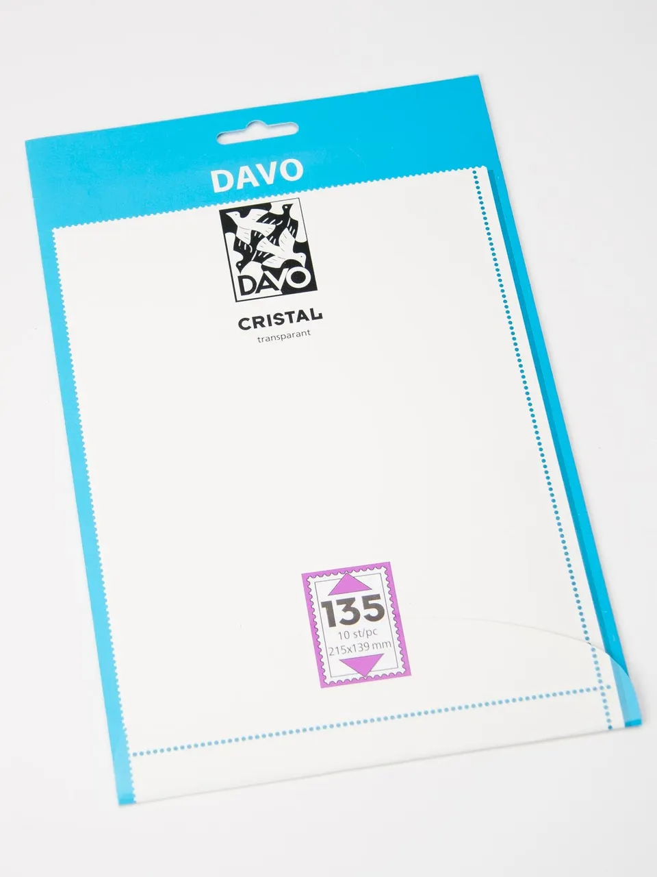 davo-cristal-c135-215x139-bande-timbres-10-pcs-transparent image 1