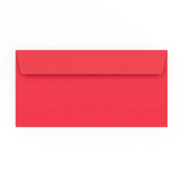 enveseur-enveloppe-rouge-clatante-dl-110x220-mm-enveloppe-couleur image 1