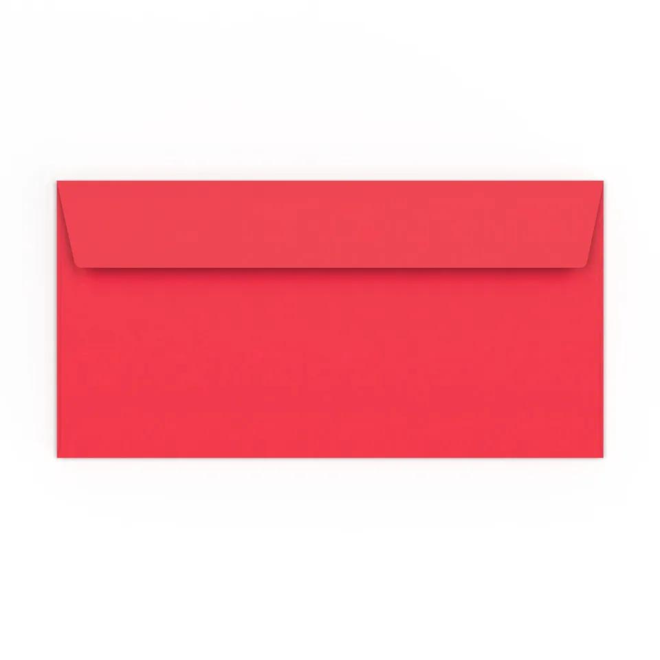 enveseur-enveloppe-rouge-clatante-dl-110x220-mm-enveloppe-couleur image 1