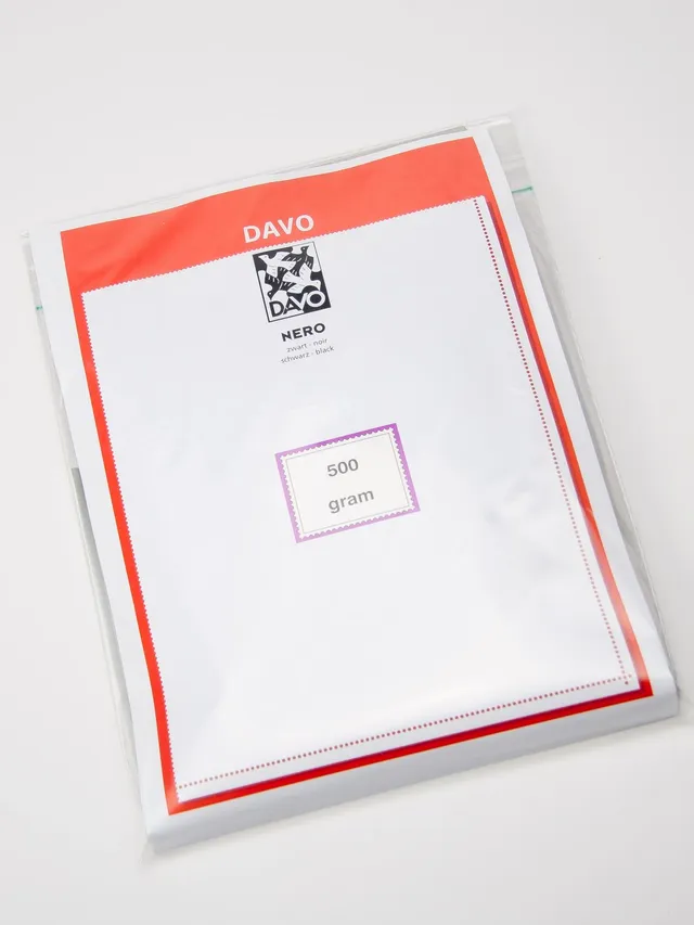 davo-nero-n500-bandes-pour-timbres-noires-vrac-500-g-brillant image 1