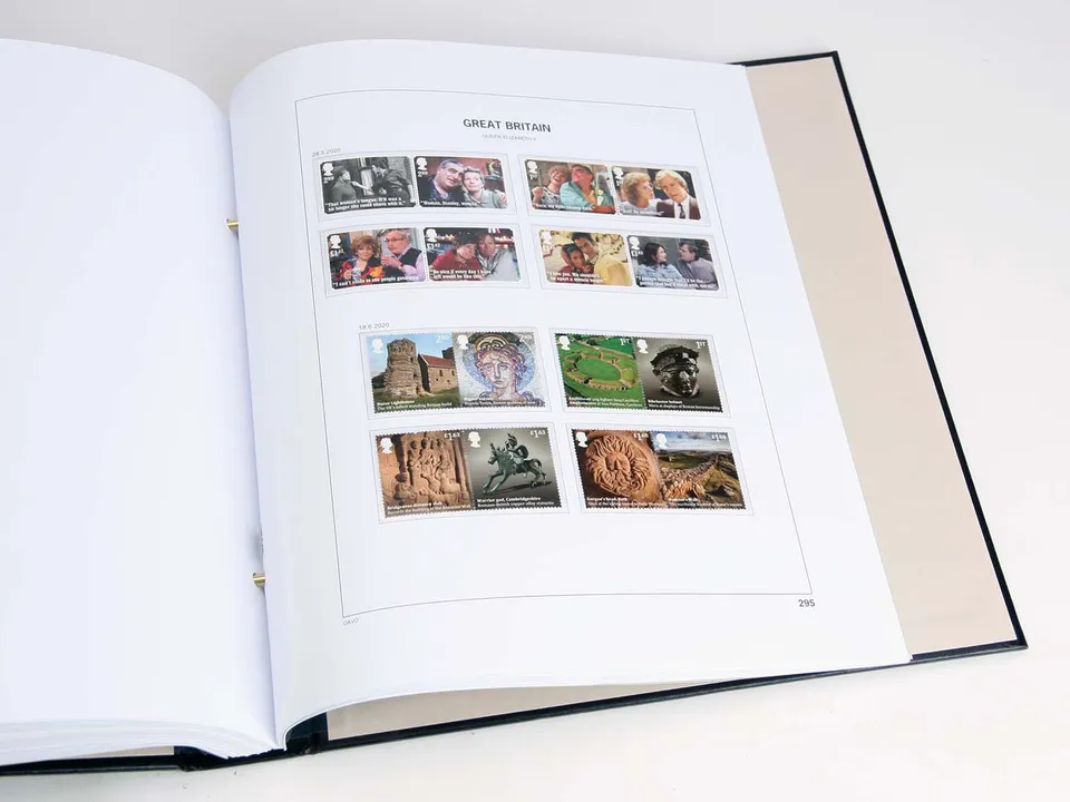 davo-luxe-grande-bretagne-2020-pages-album-timbres image 1