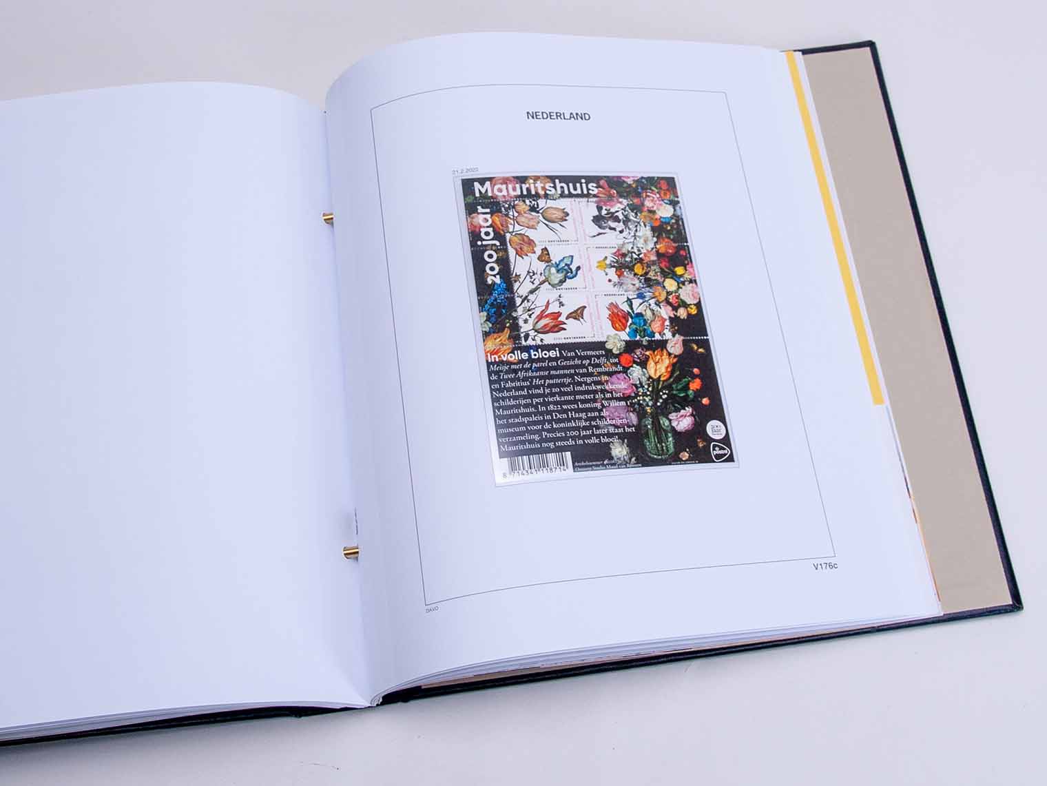 davo-luxe-nederland-velletjes-extra-2022-pages-album-timbres-170g image 1