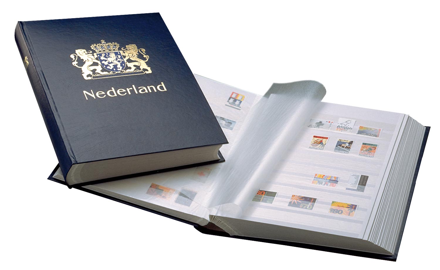 davo-g-carnet-timbres-pays-bas-bleu-64-pages-23x30-5-cm image 1