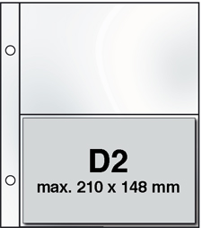 davo-d2-pochettes-rangement-album-timbres-a4-lot-de-10 image 1