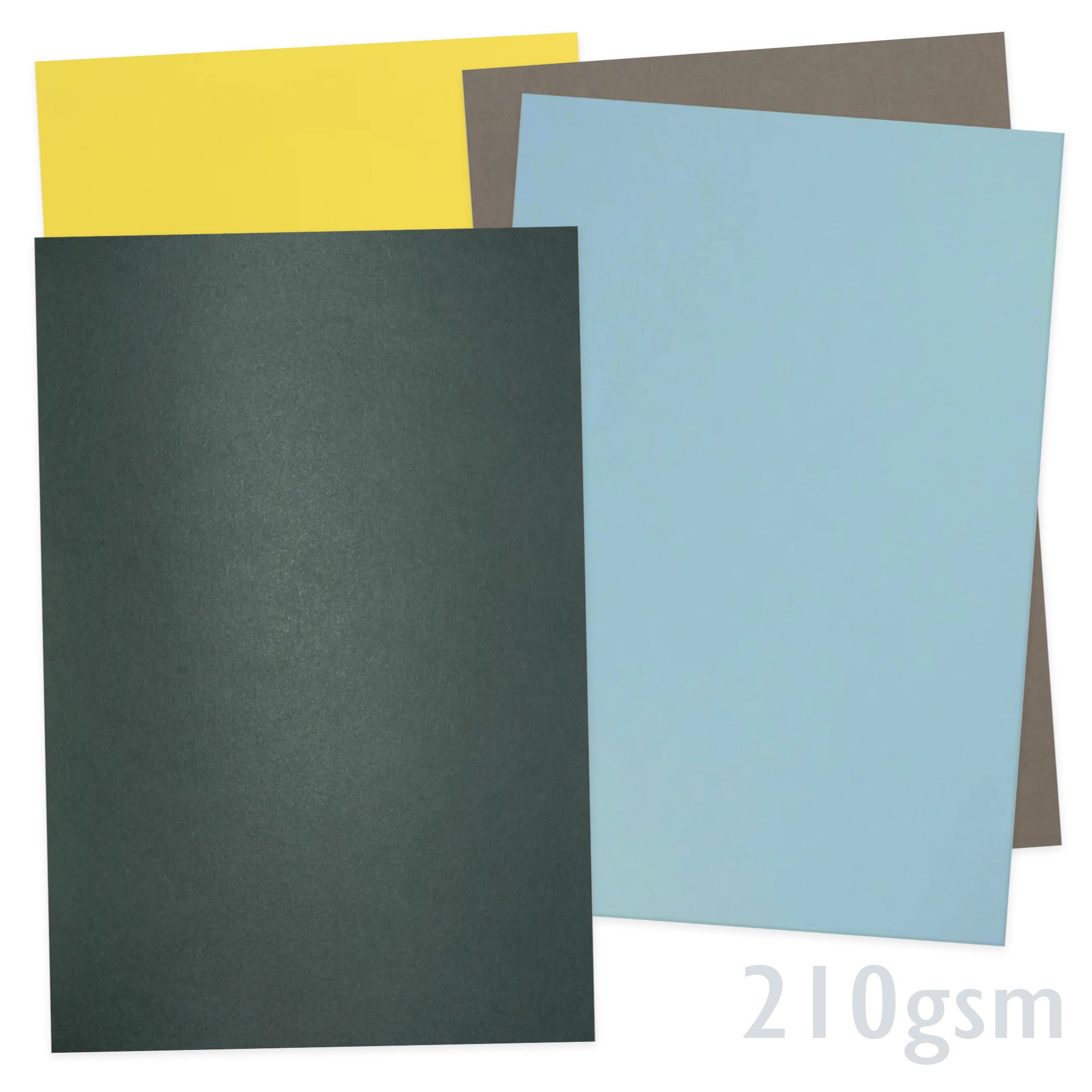 sirio-color-papier-carton-noir-a4-210g-25-feuilles image 1