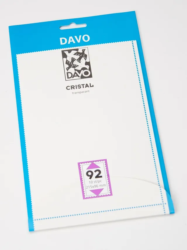 davo-mounts-c92-bandes-timbres-transparent-215x96-10-pi-ces image 1
