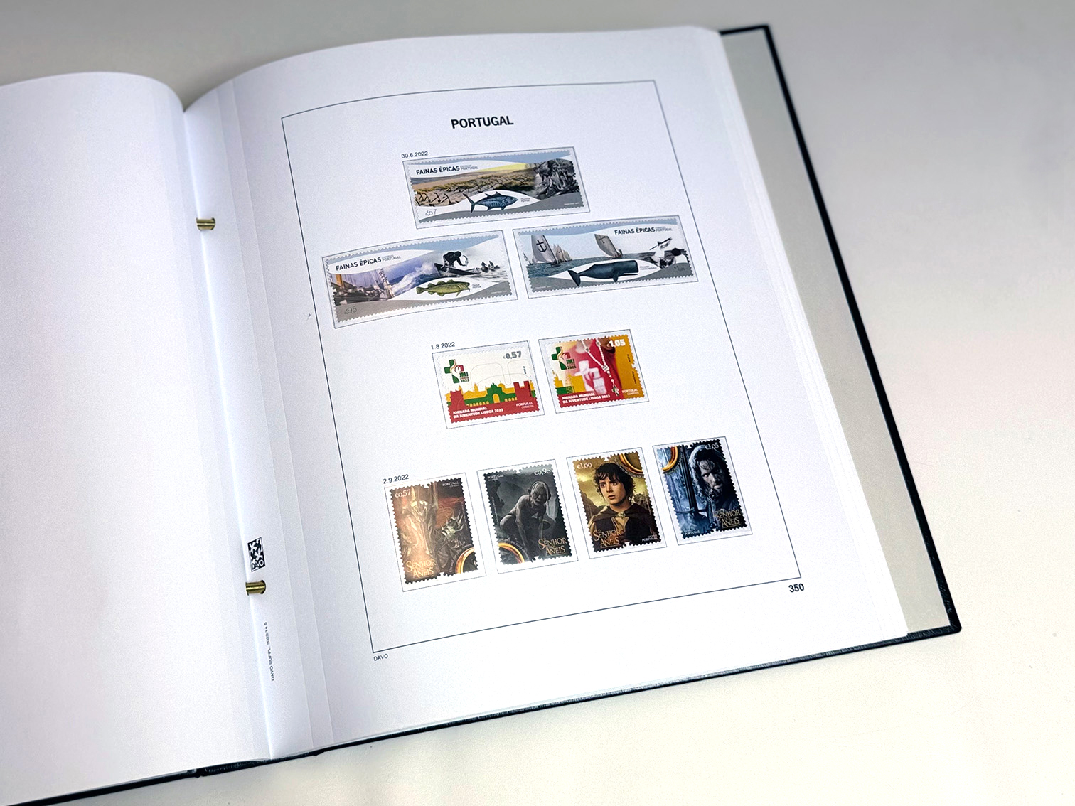 davo-luxe-portugal-2022-pages-suppl-ment-album-timbres-170-g image 1