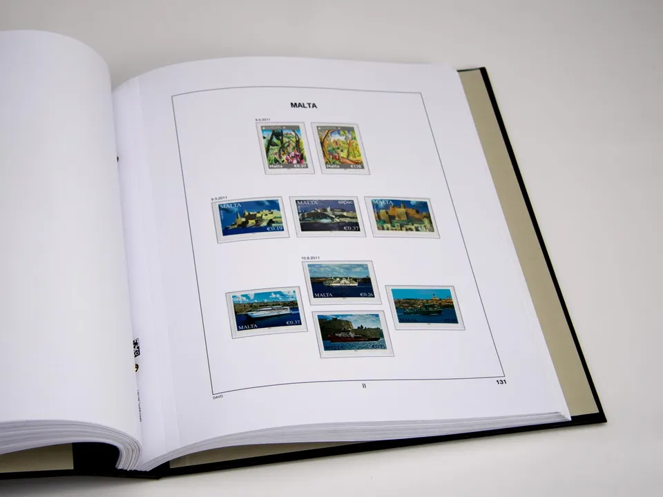 davo-luxe-suppl-ment-album-timbres-malte-2021-papier-170g image 1
