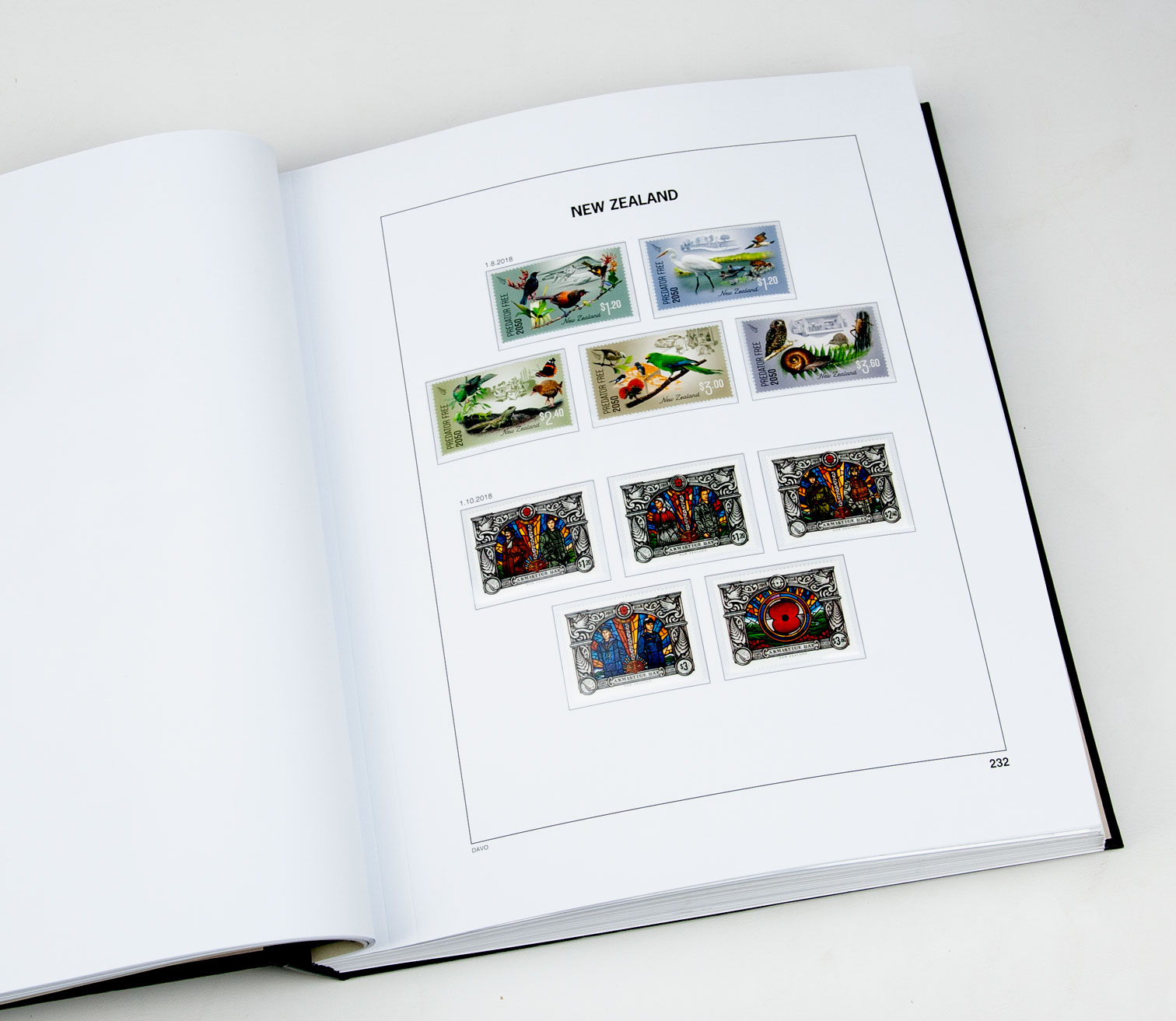 davo-luxe-suppl-ment-nouvelle-z-lande-2018-pages-timbres image 1