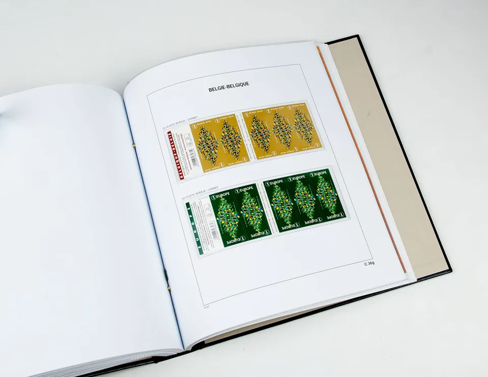 davo-luxe-suppl-ment-belgique-carnets-2018-album-timbres image 1