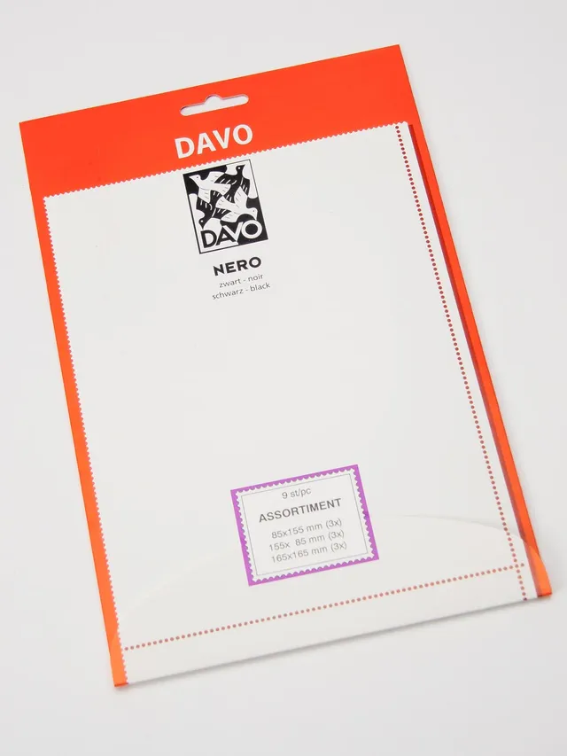 davo-mounts-nero-n09-bandes-noires-blocs-assortiment-x9 image 1