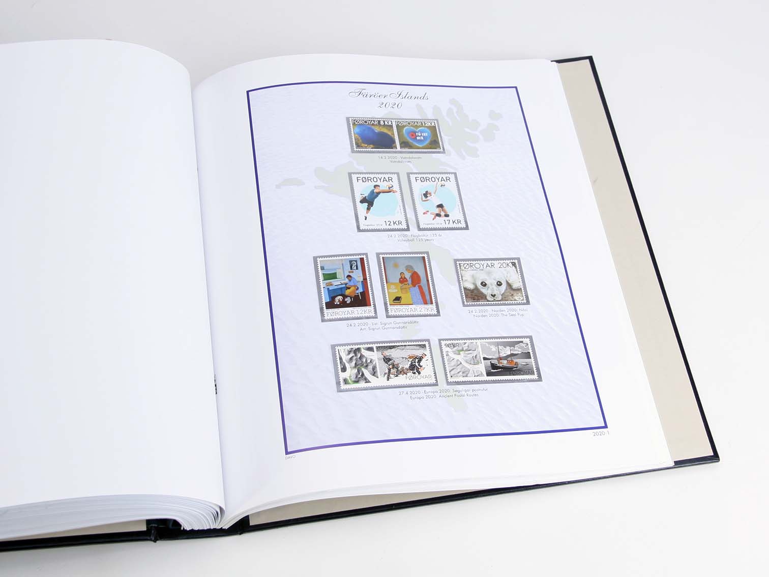 davo-luxe-suppl-ment-f-ro-2020-pages-album-timbres-carnets image 1