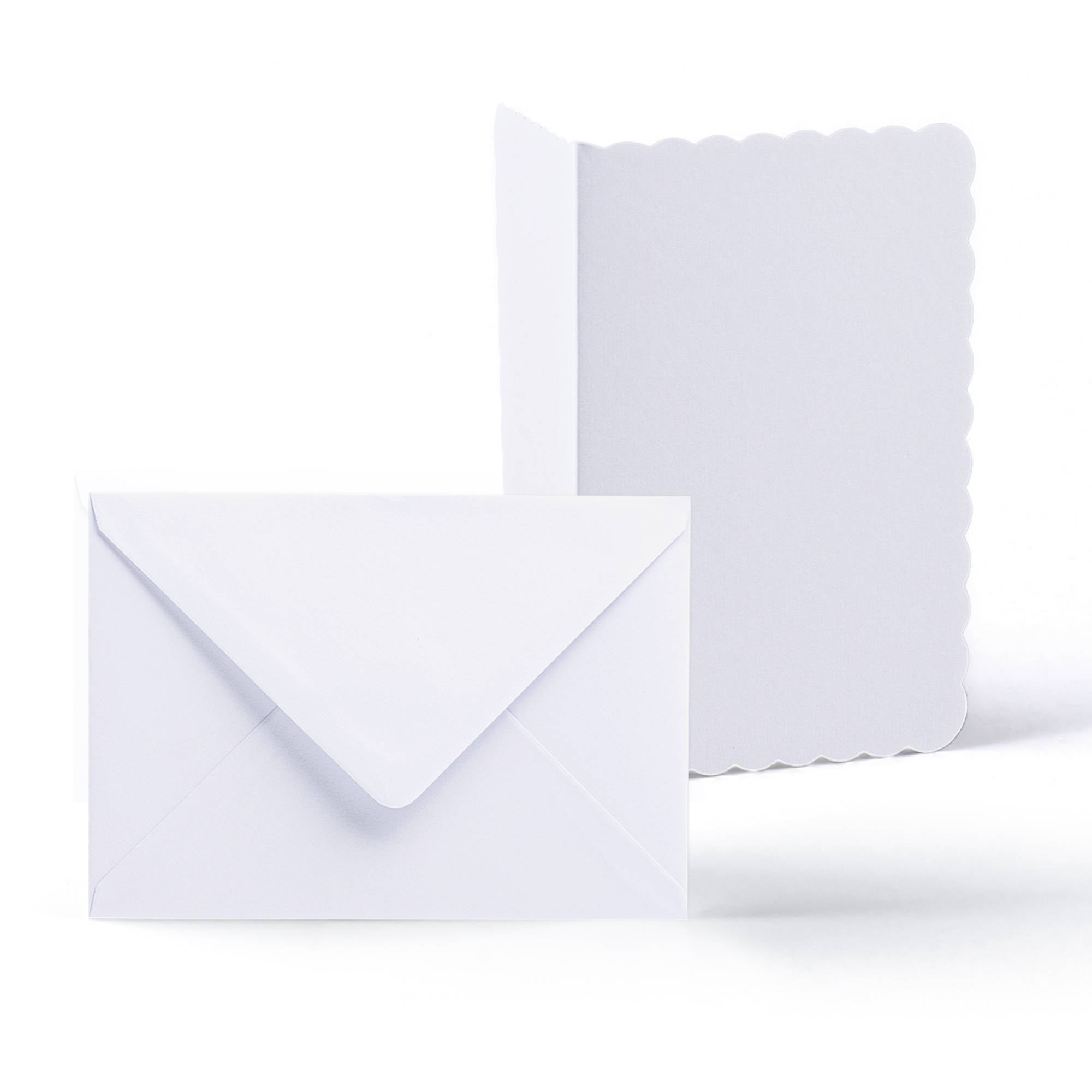 enveloppes-france-cartes-et-papiers-lot-cartes-blanches-ondul-es image 1
