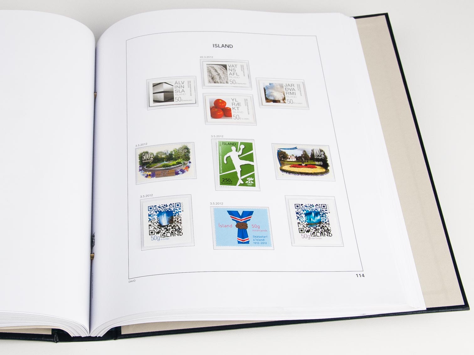 davo-luxe-suppl-ment-islande-2012-pages-album-timbres image 1