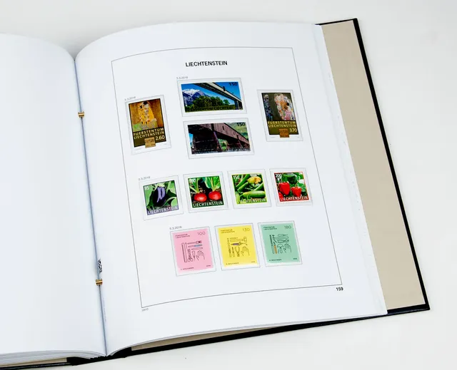 davo-luxe-suppl-ment-liechtenstein-2018-feuilles-timbres-170g image 1