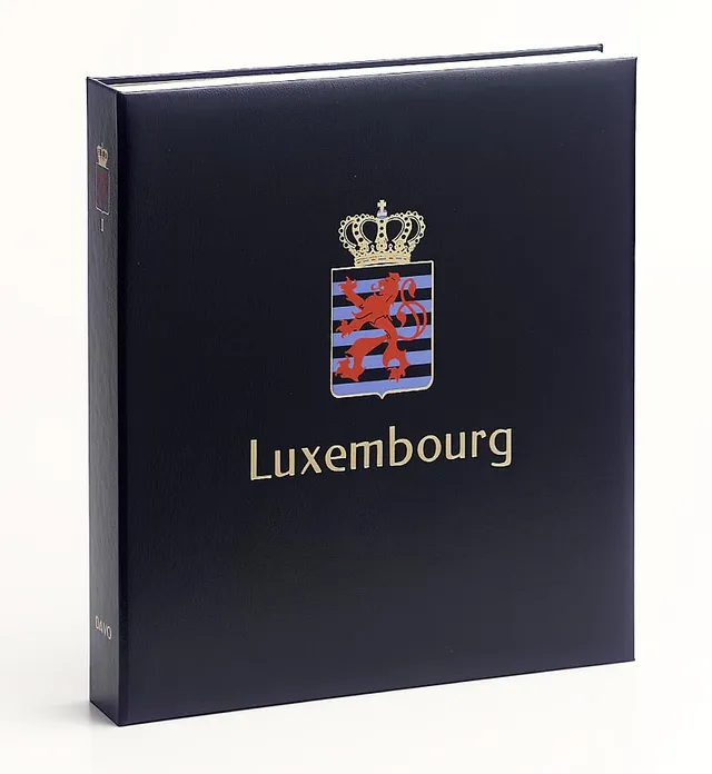 davo-luxe-luxembourg-i-1852-1959-album-timbres-complet image 1