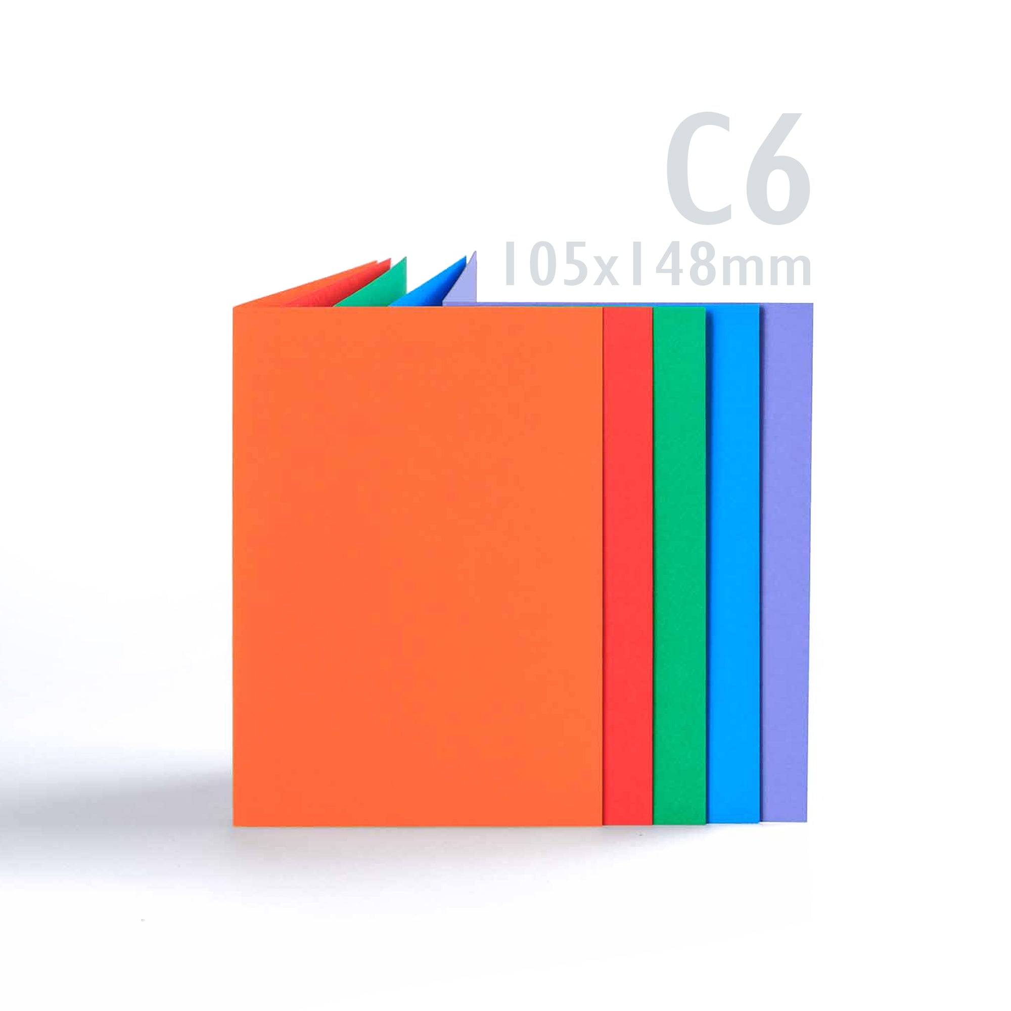 enveloppes-france-cartes-couleurs-vives-pack-cartes-a6-enveloppes-c6 image 2