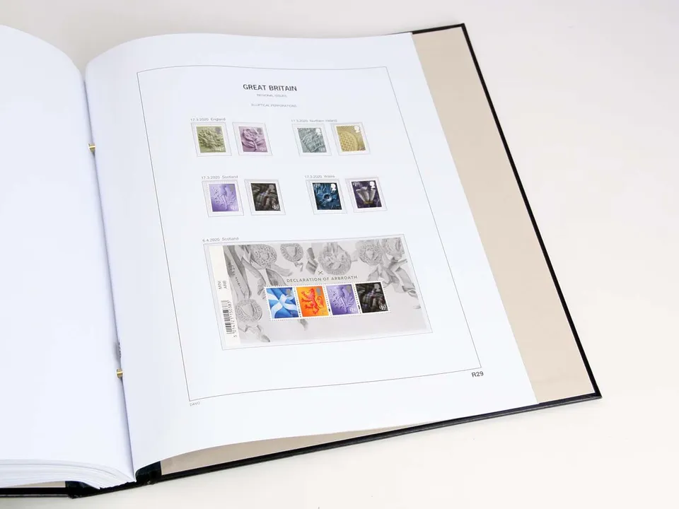 davo-luxe-grande-bretagne-extra-2020-pages-album-timbres-170g image 1