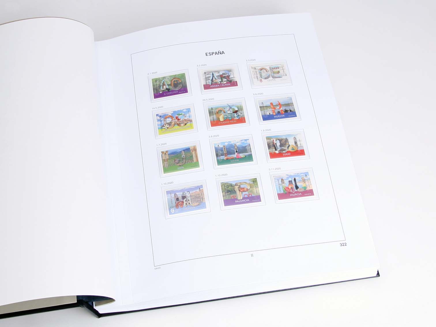 davo-luxe-espagne-2020-feuilles-album-timbres-170-g image 1