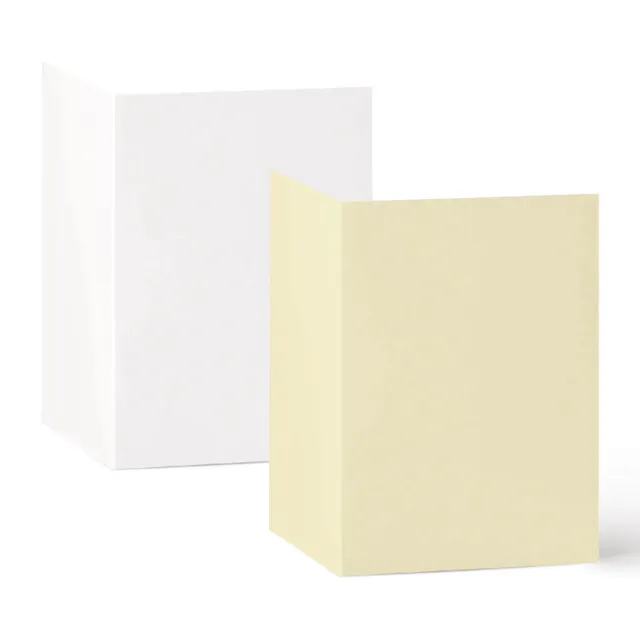 enveloppes-france-lessebo-cartes-pli-es-a5-ivoire-blanc-lot image 1