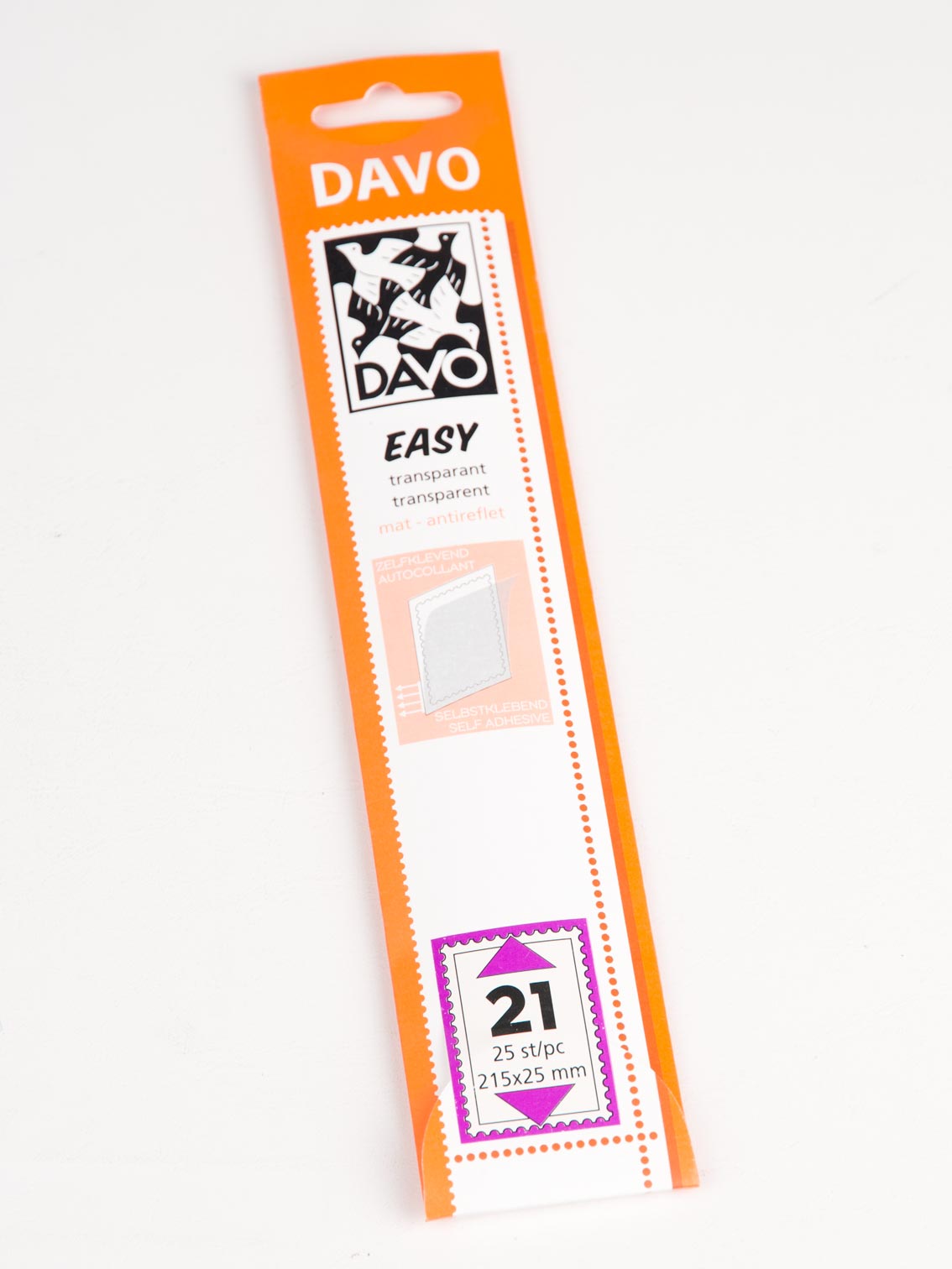 davo-easy-t21-bandes-de-montage-transparentes-215x25-25-pcs image 1