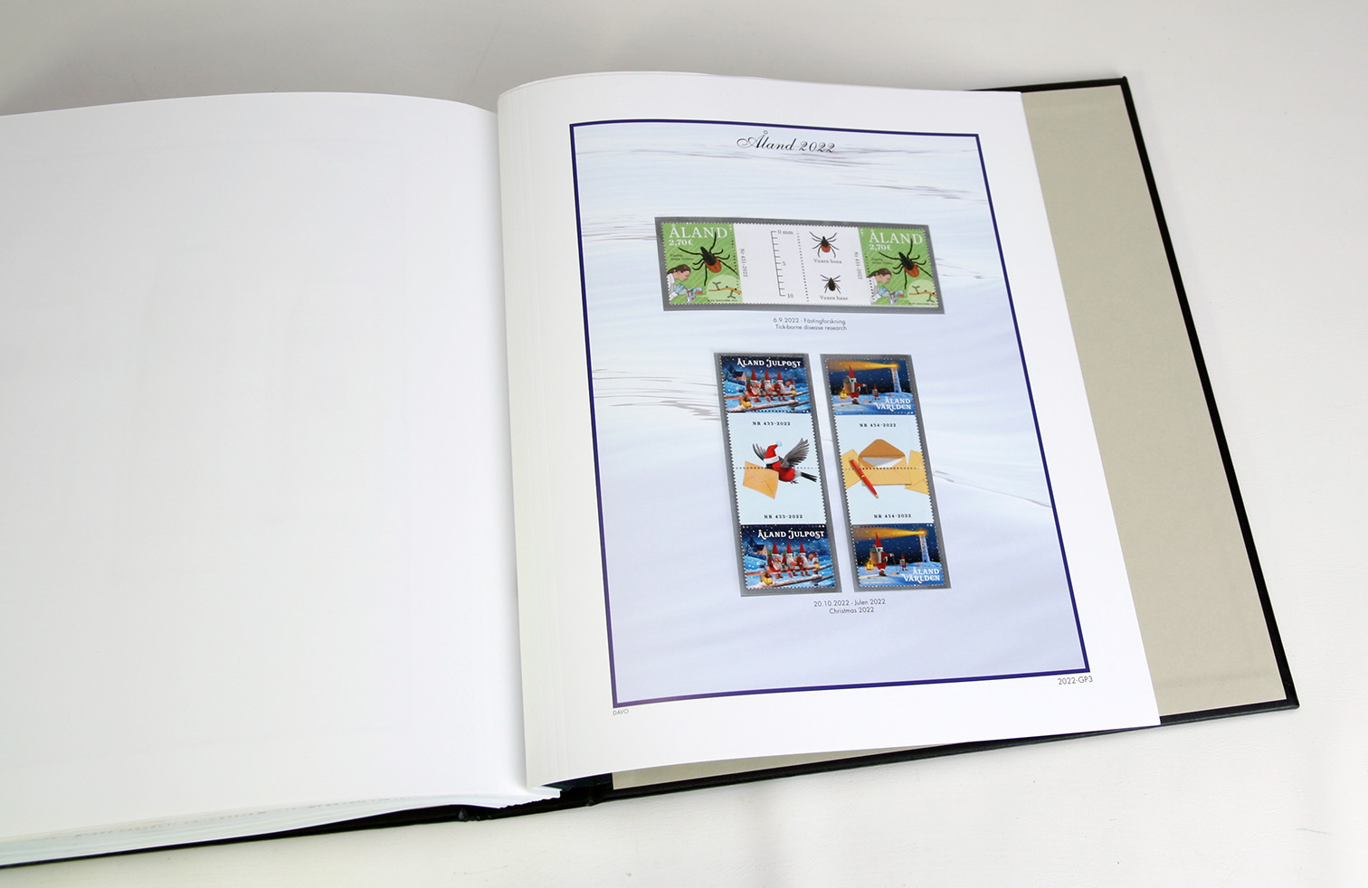 davo-luxe-aland-2022-feuilles-album-timbres-frama image 1
