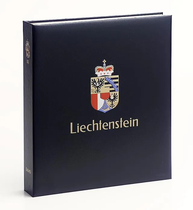 davo-luxe-liechtenstein-iv-reliure-timbres-bleue image 1