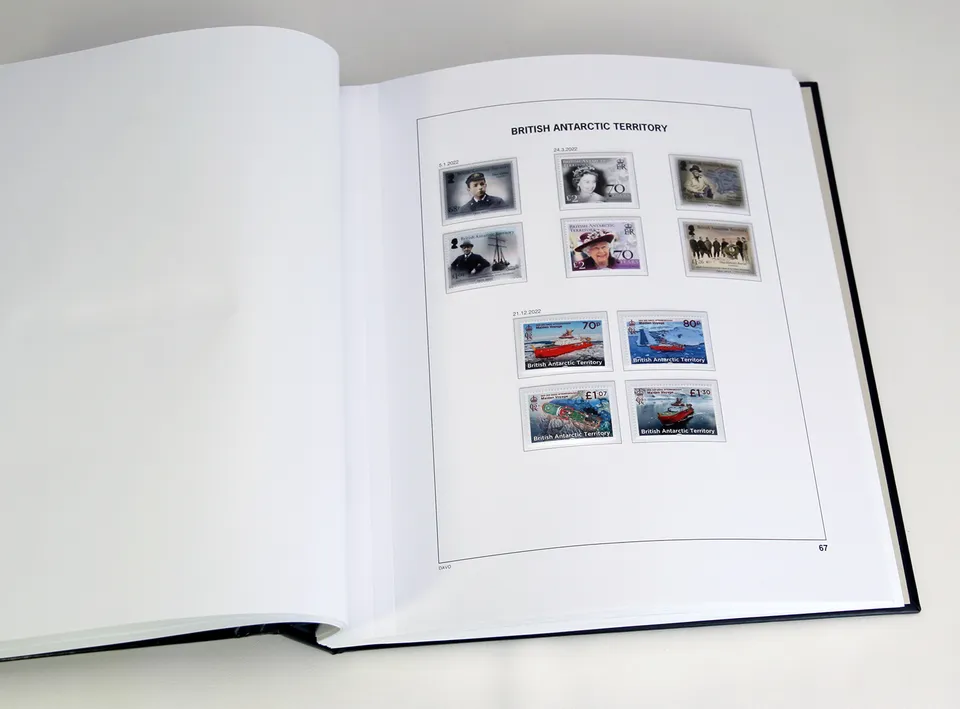 davo-luxe-falkland-2022-pages-album-timbres-170g image 1