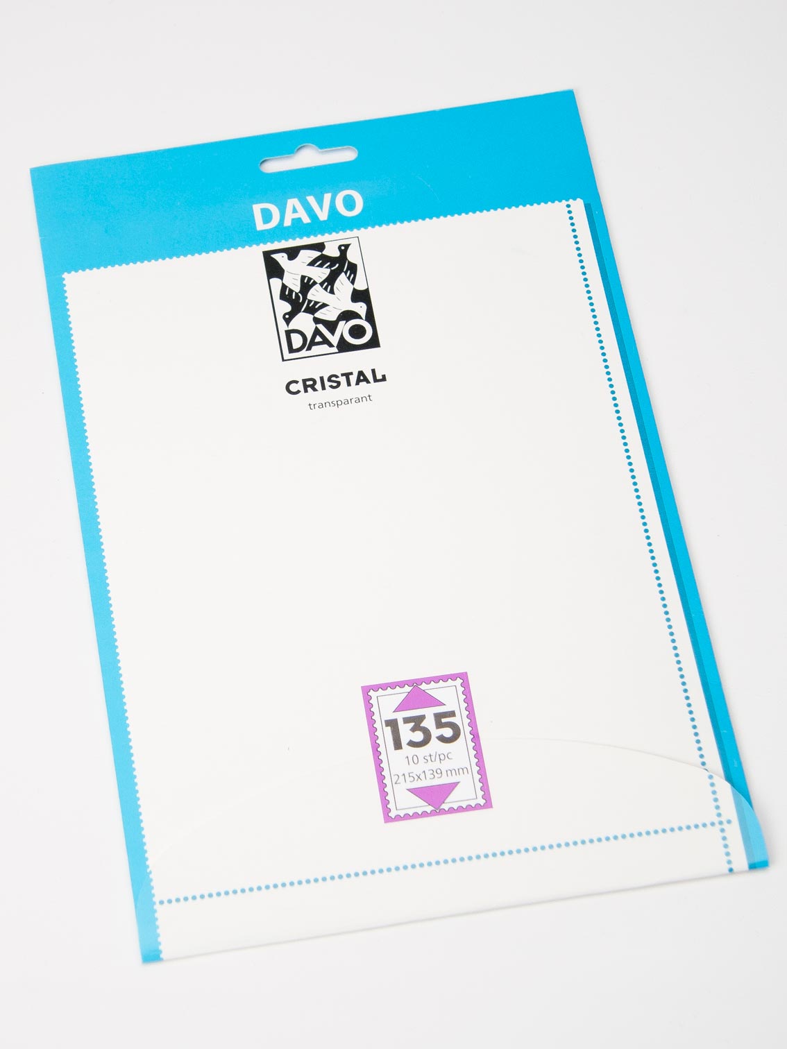 davo-cristal-c135-215x139-bande-timbres-10-pcs-transparent image 1