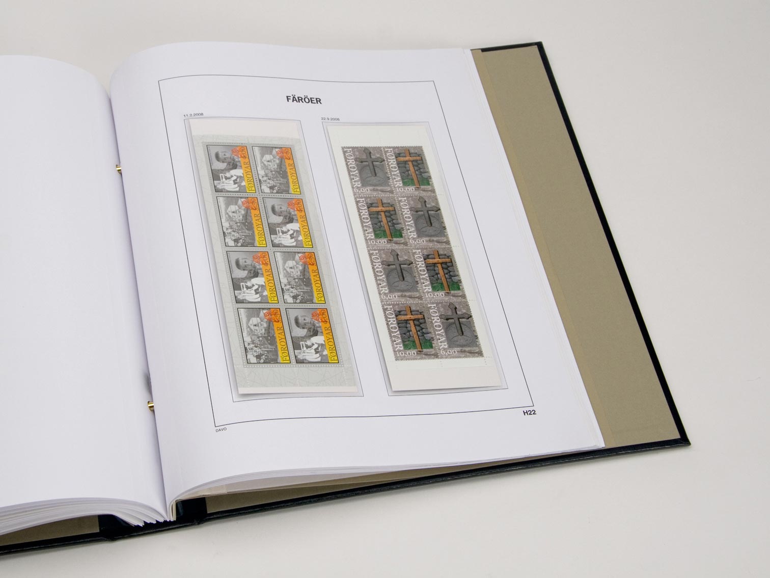 davo-luxe-suppl-ment-f-ro-carnets-2008-pages-album-timbres image 1