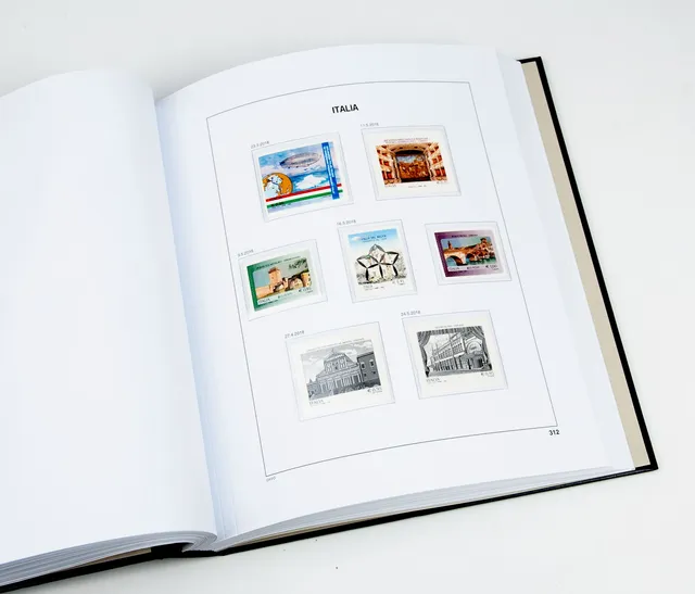 davo-luxe-italie-2018-feuilles-album-timbres-papier-170g image 1